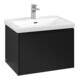 V&B Subway 3.0 Meuble sous lavabo 62,2x42,9x47,8 cm, avec LE/Gr devant, bleu volcan-1