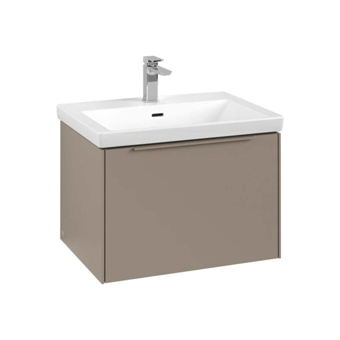 V&B Subway 3.0 Meuble sous-lavabo 62,2x42,9x47,8 cm, avec LED/Gr monochr, Tau