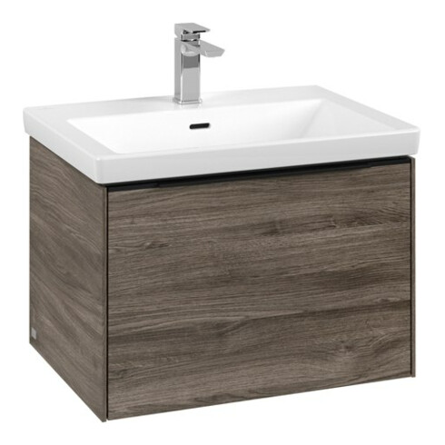 V&B Subway 3.0 Meuble sous lavabo 62,2x42,9x47,8 cm, m LE/Gr bleu, st. Oa