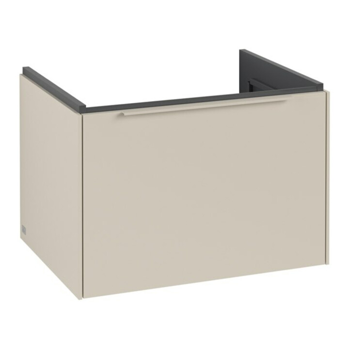 V&B Subway 3.0 Meuble sous-lavabo 62,2x42,9x47,8 cm, mon. LE/Gr, gris cachemire