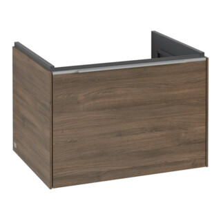 V&B Subway 3.0 Meuble sous lavabo 62,2x42,9x47,8 cm, o LE/Gr AL g, Ariz. Oa