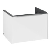 V&B Subway 3.0 Meuble sous lavabo 62,2x42,9x47,8 cm, o LE/Gr AL g, Bri blanc