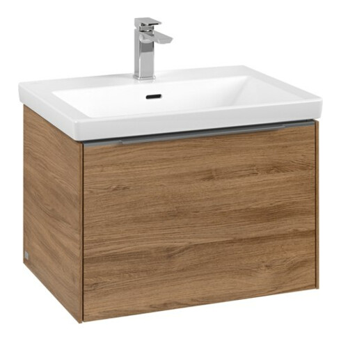 V&B Subway 3.0 Meuble sous lavabo 62,2x42,9x47,8cm, alu brillant, m LE/Gr Kan Oa