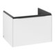 V&B Subway 3.0 Meuble sous lavabo 62,2x42,9x47,8cm, avec LE/Gr avant bleu, P blanc-1