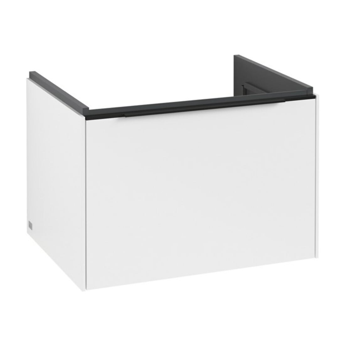 V&B Subway 3.0 Meuble sous lavabo 62,2x42,9x47,8cm, avec LE/Gr avant bleu, P blanc