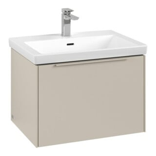 V&B Subway 3.0 Meuble sous-lavabo 62,2x42,9x47,8cm, avec LE/Gr mon., gris cachemire