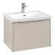 V&B Subway 3.0 Meuble sous-lavabo 62,2x42,9x47,8cm, avec LE/Gr mon., gris cachemire-1