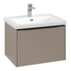 V&B Subway 3.0 Meuble sous lavabo 62,2x42,9x47,8cm, avec LED, bleu volcan, Tau-4
