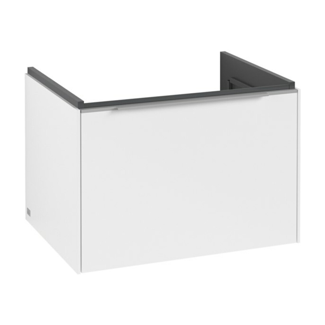 V&B Subway 3.0 Meuble sous lavabo 62,2x42,9x47,8cm, avec LED/Gr Alu brillant, P blanc