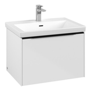 V&B Subway 3.0 Meuble sous lavabo 62,2x42,9x47,8cm, blanc brillant