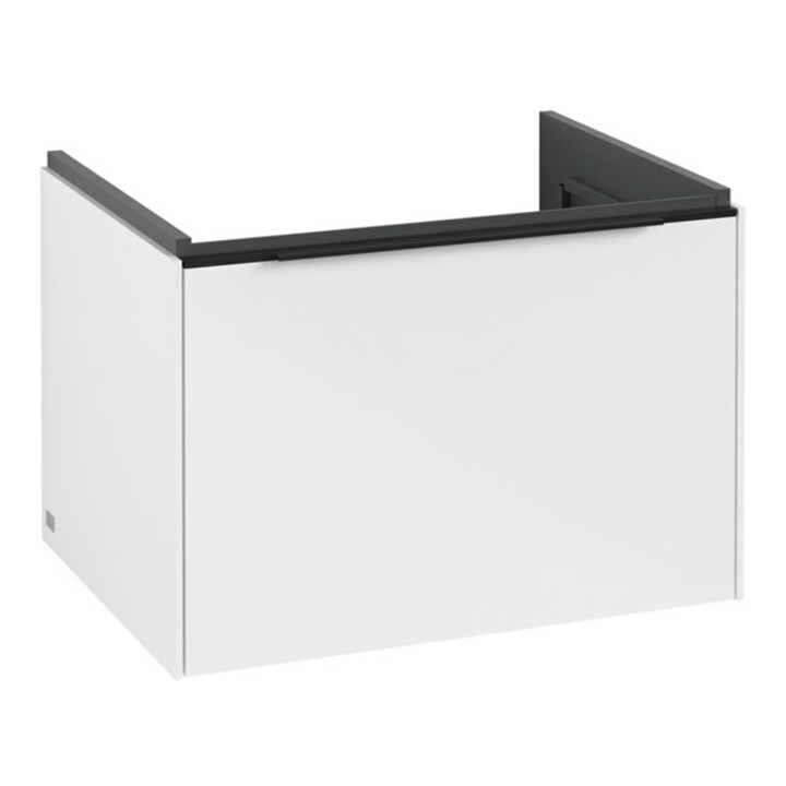 V&B Subway 3.0 Meuble sous lavabo 62,2x42,9x47,8cm, blanc brillant