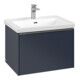V&B Subway 3.0 Meuble sous-lavabo 62,2x42,9x47,8cm, blanc mat/alu brillant, bleu marine-3