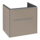V&B Subway 3.0 Meuble sous lavabo 62,2x57,6x47,8 cm, avec LED/Gr Aluminium brillant, taupe-1