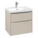 V&B Subway 3.0 Meuble sous lavabo 62,2x57,6x47,8 cm, cashmere Gr-4