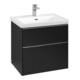 V&B Subway 3.0 Meuble sous lavabo 62,2x57,6x47,8 cm, m LE/Gr AL g, bleu volcan-4