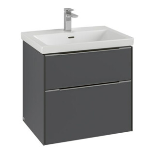 V&B Subway 3.0 Meuble sous lavabo 62,2x57,6x47,8 cm, o LE/Gr mon., graph.