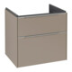 V&B Subway 3.0 Meuble sous lavabo 62,2x57,6x47,8 cm, sans LED, aluminium brillant, Taupe