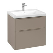 V&B Subway 3.0 Meuble sous lavabo 62,2x57,6x47,8 cm, sans LED, monochrome, Taupe-3