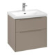 V&B Subway 3.0 Meuble sous lavabo 62,2x57,6x47,8 cm, sans LED, monochrome, Taupe-4