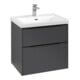 V&B Subway 3.0 Meuble sous lavabo 62,2x57,6x47,8cm, avec LE/Gr avant bleu, graphique-3