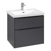 V&B Subway 3.0 Meuble sous lavabo 62,2x57,6x47,8cm, avec LE/Gr avant bleu, graphique-3