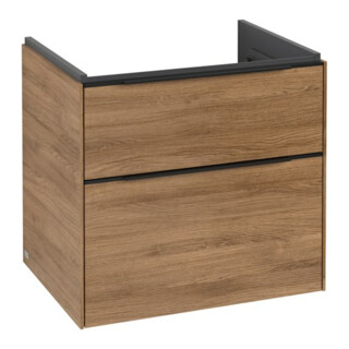 V&B Subway 3.0 Meuble sous lavabo 62,2x57,6x47,8cm, avec LE/Gr avant bleu, Kan Oa