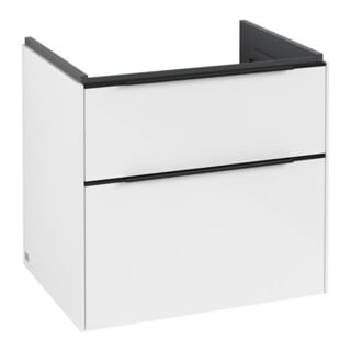 V&B Subway 3.0 Meuble sous lavabo 62,2x57,6x47,8cm, blanc brillant
