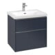 V&B Subway 3.0 Meuble sous lavabo 62,2x57,6x47,8cm, blanc mat/bleu marine-4
