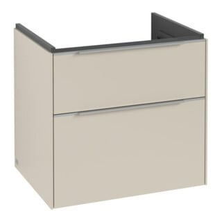 V&B Subway 3.0 Meuble sous lavabo 62,2x57,6x47,8cm, cashmere Gr, m LE/Gr AL g
