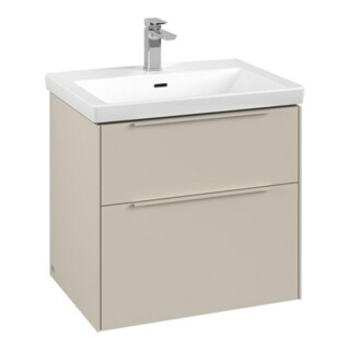 V&B Subway 3.0 Meuble sous lavabo 62,2x57,6x47,8cm, cashmere Gr, o LE/Gr mon.