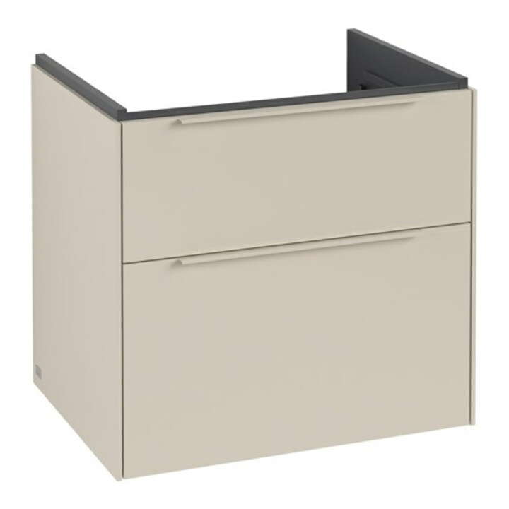 V&B Subway 3.0 Meuble sous lavabo 62,2x57,6x47,8cm, cashmere Gr, o LE/Gr mon.