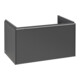 V&B Subway 3.0 Meuble sous lavabo 77,2x42,9x47,8 cm, avec LE/Gr alu brillant, graphite-1
