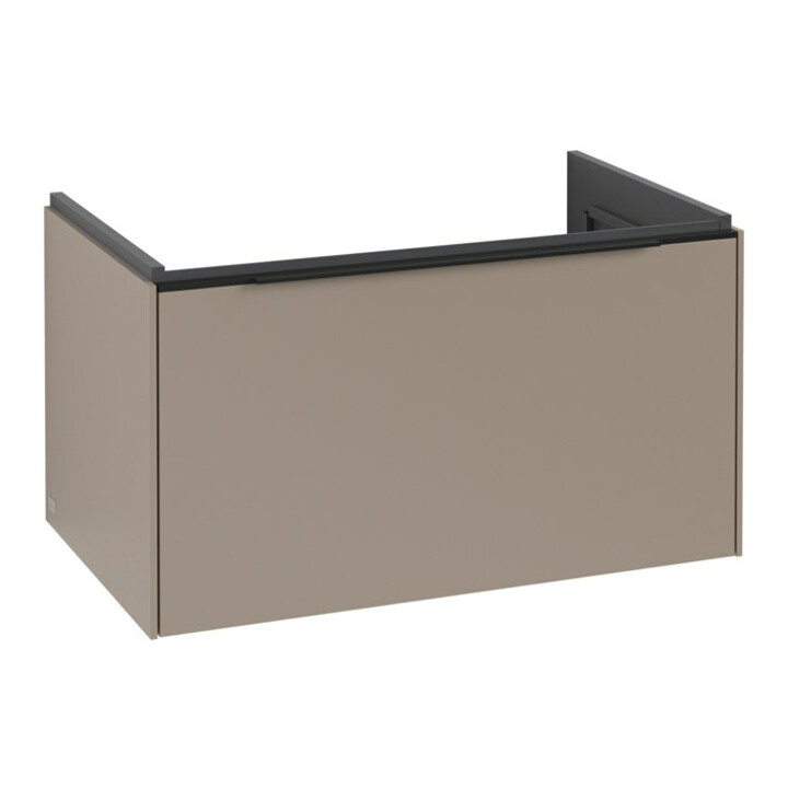 V&B Subway 3.0 Meuble sous lavabo 77,2x42,9x47,8 cm, avec LED, bleu volcan, Tau