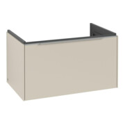 V&B Subway 3.0 Meuble sous lavabo 77,2x42,9x47,8 cm, cashmere, alu gris-3