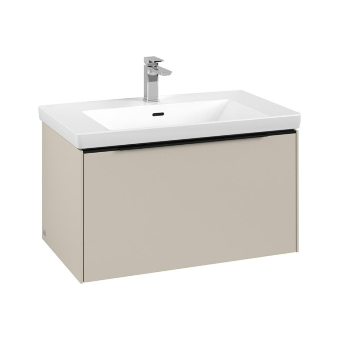 V&B Subway 3.0 Meuble sous lavabo 77,2x42,9x47,8 cm, cashmere gris