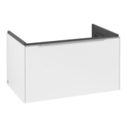 V&B Subway 3.0 Meuble sous lavabo 77,2x42,9x47,8 cm, LED/aluminium brillant, blanc P