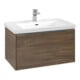 V&B Subway 3.0 Meuble sous lavabo 77,2x42,9x47,8 cm, m LE/Gr AL g, Ariz. Oa-1