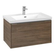 V&B Subway 3.0 Meuble sous lavabo 77,2x42,9x47,8 cm, m LE/Gr AL g, Ariz. Oa