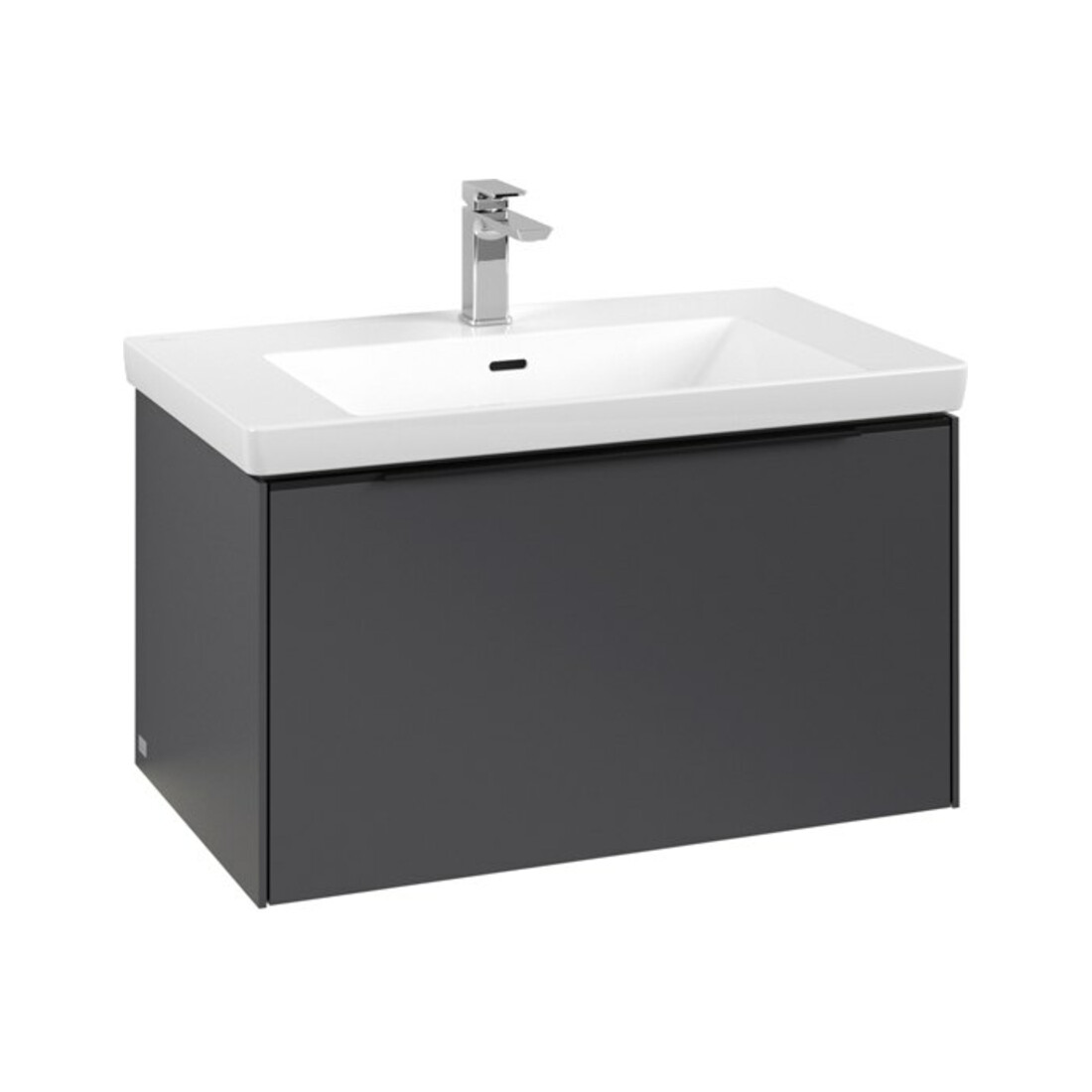 V&B Subway 3.0 Meuble sous lavabo 77,2x42,9x47,8 cm, m LE/Gr vo bleu, graph.