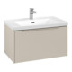 V&B Subway 3.0 Meuble sous lavabo 77,2x42,9x47,8 cm, mon. gauche/droite, gris cachemire-1