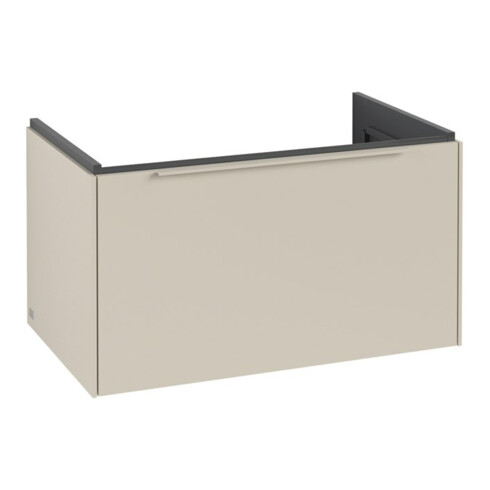 V&B Subway 3.0 Meuble sous lavabo 77,2x42,9x47,8 cm, mon. gauche/droite, gris cachemire