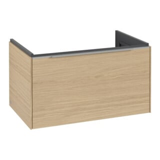 V&B Subway 3.0 Meuble sous lavabo 77,2x42,9x47,8 cm, o LE/Gr AL gl, Nord Oa