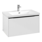 V&B Subway 3.0 Meuble sous-lavabo 77,2x42,9x47,8cm, avec LE/Gr vo b, Bri blanc