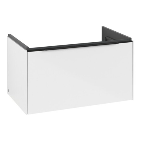 V&B Subway 3.0 Meuble sous-lavabo 77,2x42,9x47,8cm, avec LE/Gr vo b, Bri blanc
