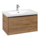 V&B Subway 3.0 Meuble sous lavabo 77,2x42,9x47,8cm, bleu, Kan Oa-3
