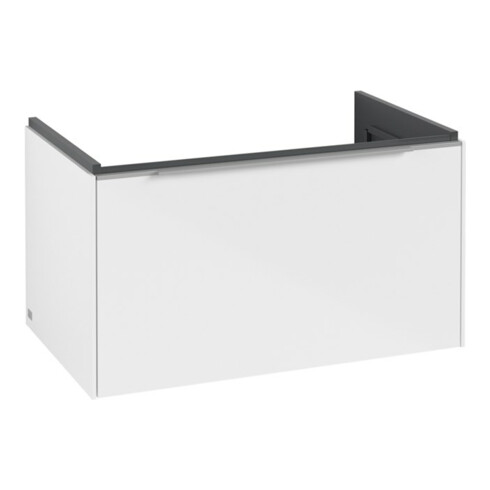 V&B Subway 3.0 Meuble sous lavabo 77,2x42,9x47,8cm, o LE/Gr AL g, Bri blanc