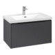 V&B Subway 3.0 Meuble sous lavabo 77,2x42,9x47,8cm, sans LE/Gr bleu, graphite-3