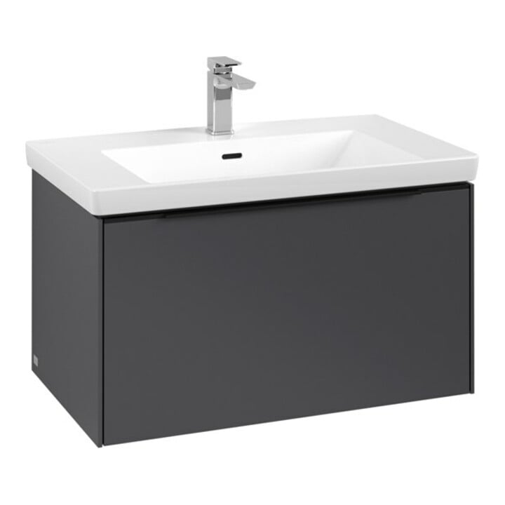V&B Subway 3.0 Meuble sous lavabo 77,2x42,9x47,8cm, sans LE/Gr bleu, graphite