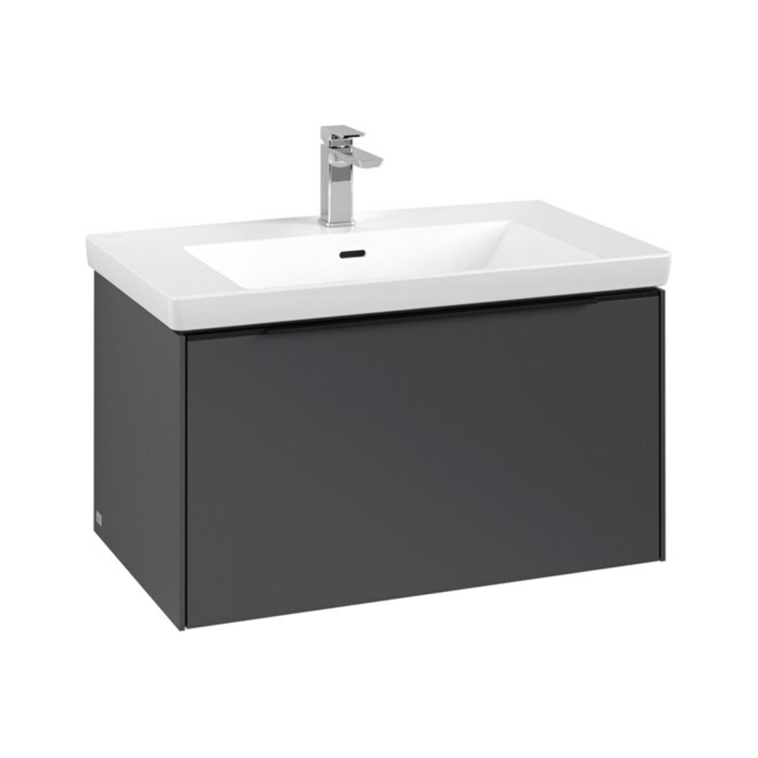 V&B Subway 3.0 Meuble sous lavabo 77,2x42,9x47,8cm, sans LE/Gr bleu, graphite