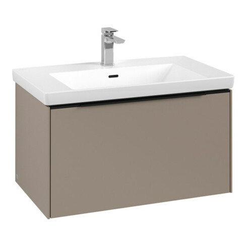 V&B Subway 3.0 Meuble sous lavabo 77,2x42,9x47,8cm, sans LED, bleu volcan, Tau